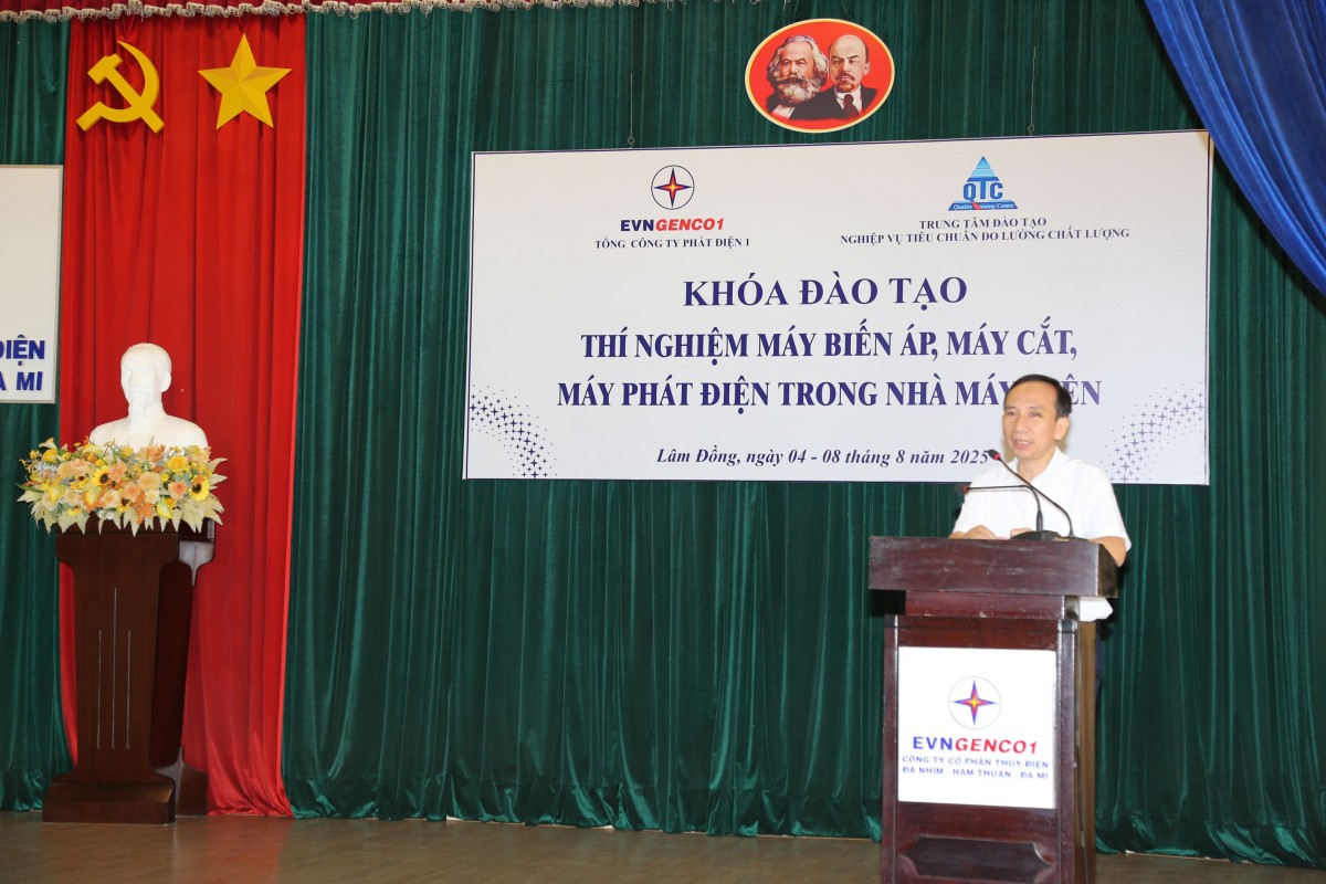 EVNGENCO1 tổ chức khóa đào tạo thí nghiệm máy biến áp, máy cắt, máy phát điện trong nhà máy điện