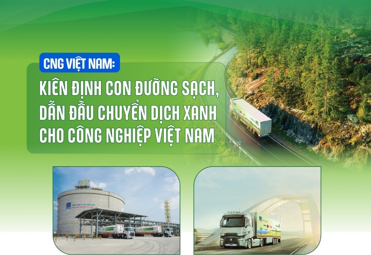 PV GAS CNG kiên định con đường sạch, dẫn đầu chuyển dịch xanh cho công nghiệp Việt Nam