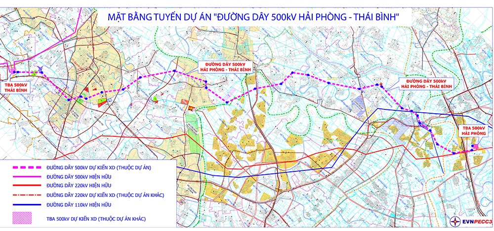 Khởi công dự án đường dây 500kV Hải Phòng - Thái Bình