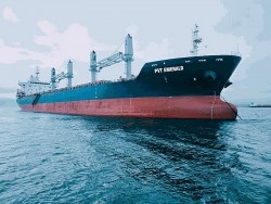 Tiếp nhận tàu PVT Emerald - PVTrans tiếp tục chiến lược trẻ hóa và đa dạng đội tàu