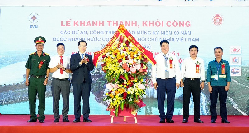 EVN khởi công, khánh thành 3 công trình nguồn và lưới điện trong ngày 19/8/2025