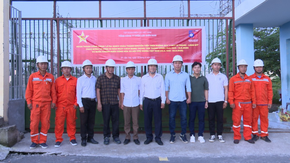 EVNSPC khánh thành hai công trình trọng điểm chào mừng 80 năm Quốc khánh 2/9