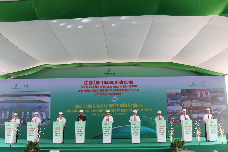 Khởi công dự án Nhà máy Nhiệt điện Ô Môn 4