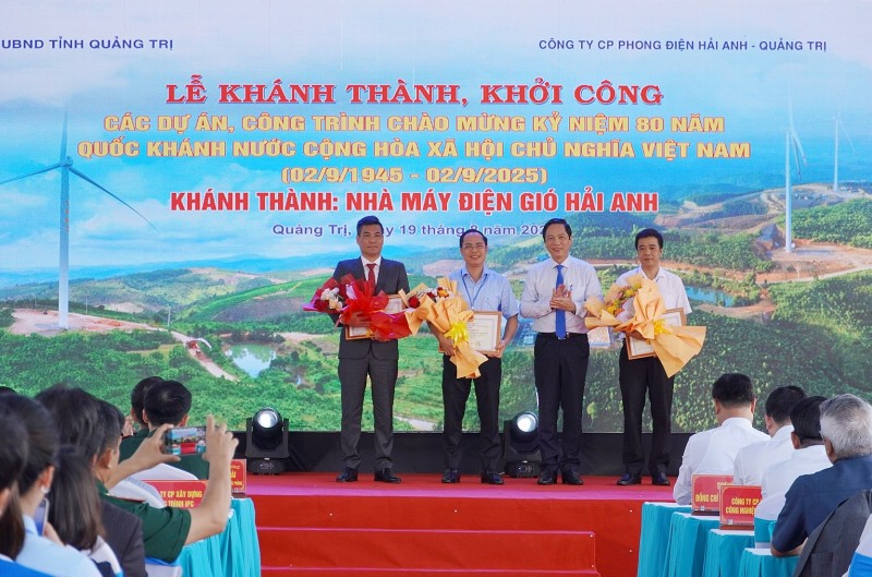 Khánh thành và vận hành thương mại (COD) dự án Nhà máy điện gió Hải Anh