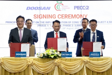 Ký thỏa thuận nguyên tắc thực hiện dự án Nhà máy điện LNG Công Thanh