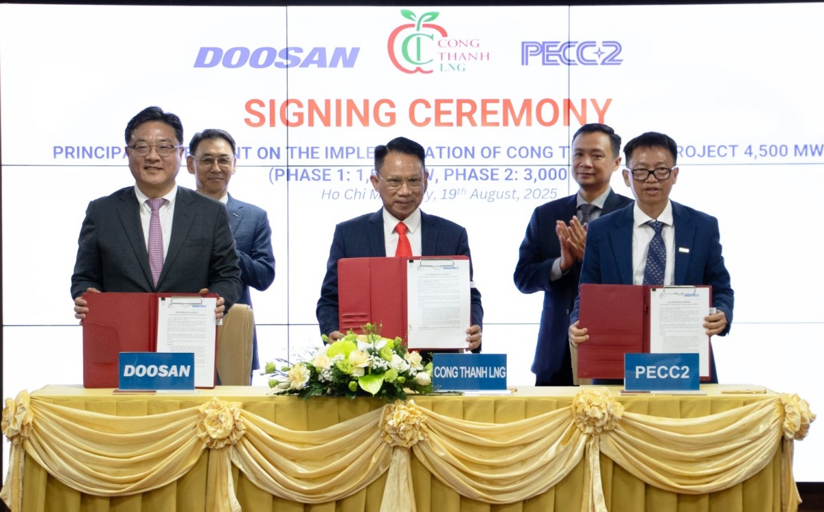 Ký thỏa thuận nguyên tắc thực hiện dự án Nhà máy điện LNG Công Thanh