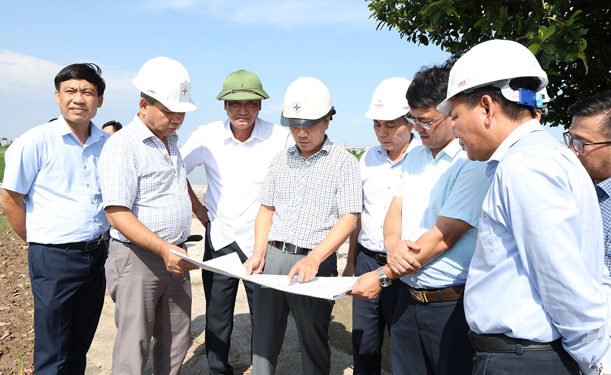 Tình hình thi công dự án đường dây 500kV Hải Phòng - Thái Bình