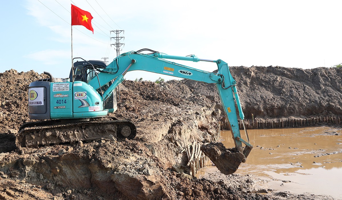 Tình hình thi công dự án đường dây 500kV Hải Phòng - Thái Bình