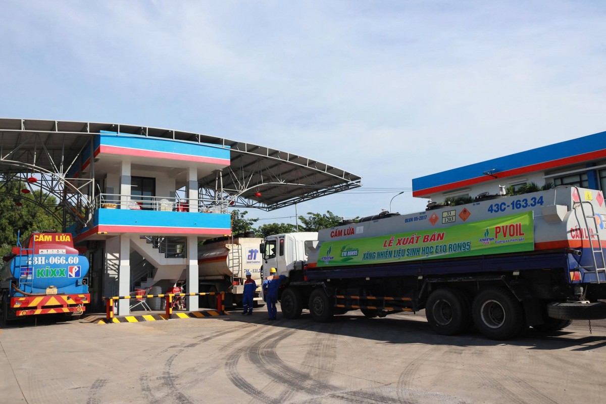 BSR xuất bán lô xăng sinh học E10 RON95 đầu tiên tại miền Trung