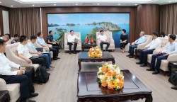 Chủ tịch HĐTV TKV làm việc với Tập đoàn Xây dựng số 3 Than Trung Quốc