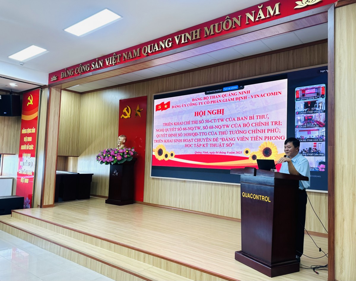 Diện mạo mới tại Công ty CP Giám định - Vinacomin: Xung kích chuyển đổi số, nâng tầm vị thế