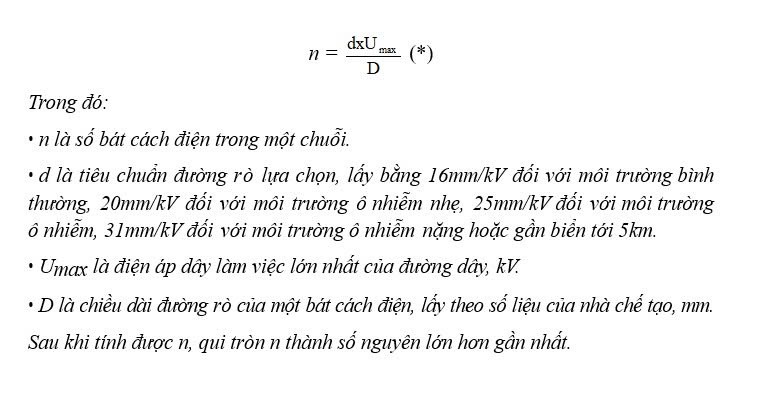 Lựa chọn chuỗi cách điện cho các đường dây truyền tải điện trên không - Những nguyên tắc cần hiểu rõ