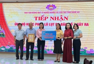PV Power chung tay ủng hộ đồng bào vùng lũ tỉnh Nghệ An