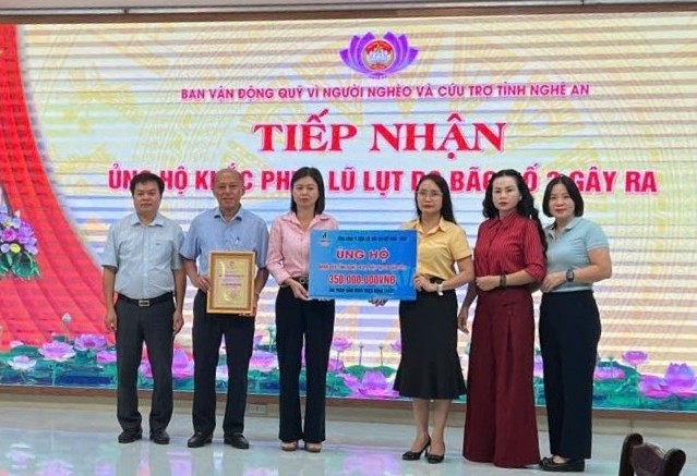 PV Power chung tay ủng hộ đồng bào vùng lũ tỉnh Nghệ An