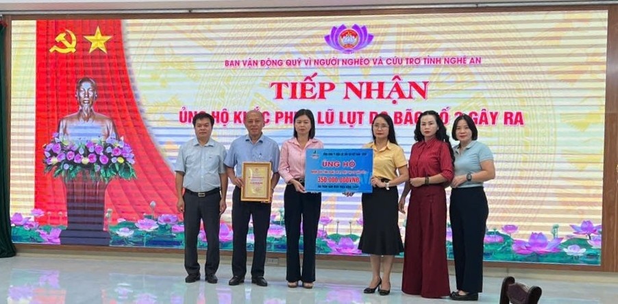 PV Power chung tay ủng hộ đồng bào vùng lũ tỉnh Nghệ An