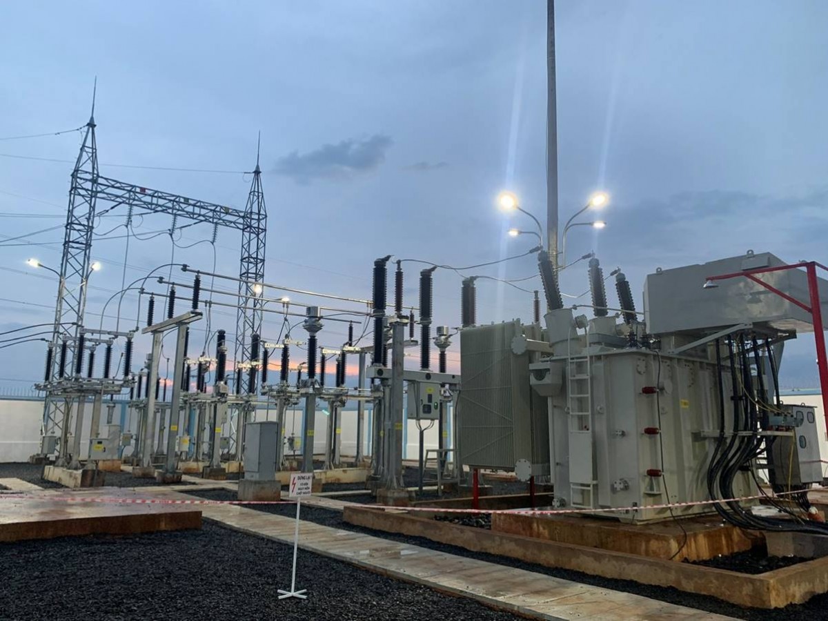 Đóng điện công trình Trạm biếp áp 110kV Phú Riềng và nhánh rẽ (tỉnh Đồng Nai)