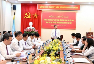 Kết luận của Tổng Bí thư tại buổi làm việc với Viện Năng lượng Nguyên tử Việt Nam