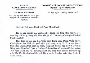 Kiến nghị thúc đẩy hoàn thiện các yếu tố quan trọng đối với phát triển điện hạt nhân ở Việt Nam