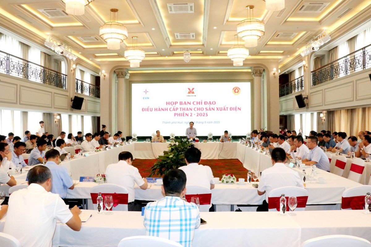 Ban Chỉ đạo điều hành cung cấp than cho sản xuất điện họp phiên 2 (năm 2025)