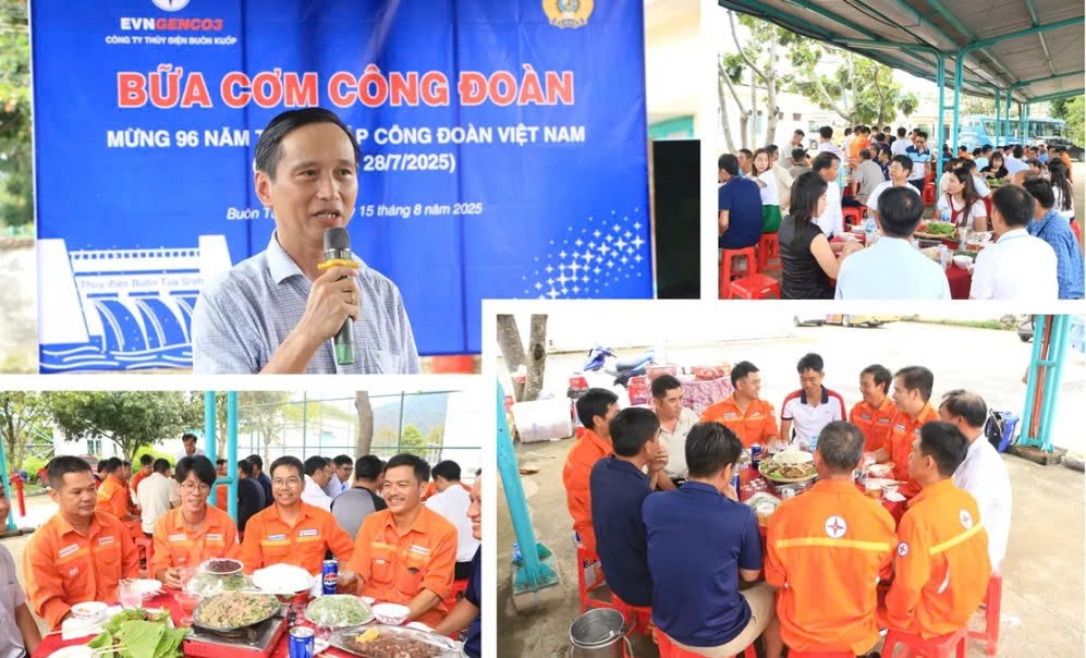 EVNGENCO3 và những ‘Bữa cơm Công đoàn’ kết nối người lao động