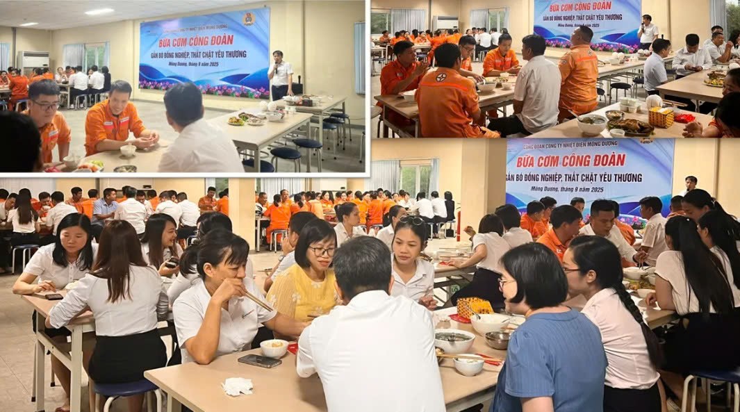 EVNGENCO3 và những ‘Bữa cơm Công đoàn’ kết nối người lao động