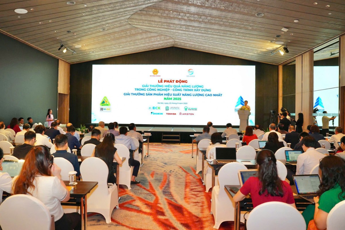 Phát động các giải thưởng về hiệu quả, hiệu suất năng lượng năm 2025