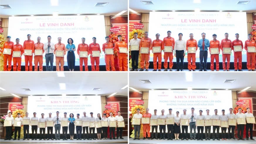 Tình hình sản xuất điện các tháng mùa khô 2025 của Tổng công ty Phát điện 2