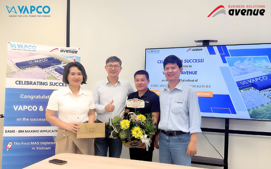 Avenue JSC triển khai thành công hệ thống IBM-MAS 9.X đầu tiên tại Việt Nam