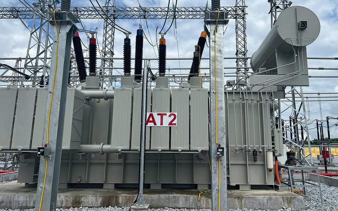Đóng điện dự án nâng công suất Trạm biến áp 220kV Tương Dương