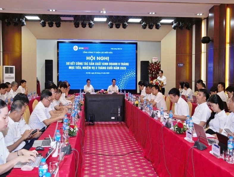 EVNNPC sơ kết hoạt động 9 tháng, triển khai nhiệm vụ 3 tháng cuối năm 2025