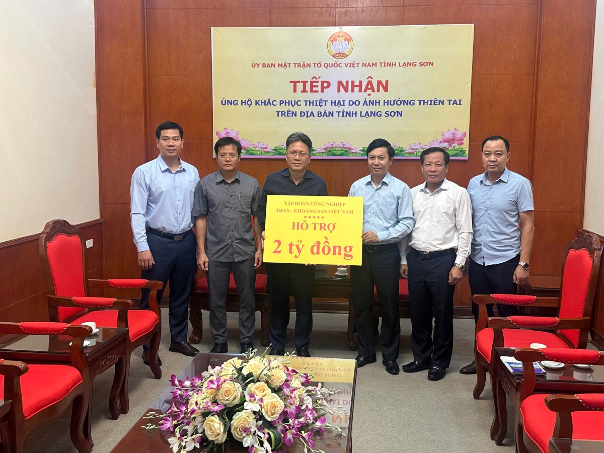 TKV ủng hộ 10 tỷ đồng hỗ trợ các tỉnh miền núi phía Bắc khắc phục hậu quả thiên tai