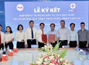 Ký hợp đồng tín dụng dự án đường dây 220kV Than Uyên (Lai Châu) - Lào Cai