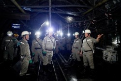 Lãnh đạo TKV kiểm tra công tác kỹ thuật, an toàn và làm việc với Than Hạ Long