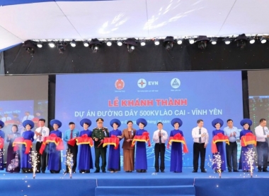 Khánh thành dự án đường dây 500kV Lào Cai - Vĩnh Yên