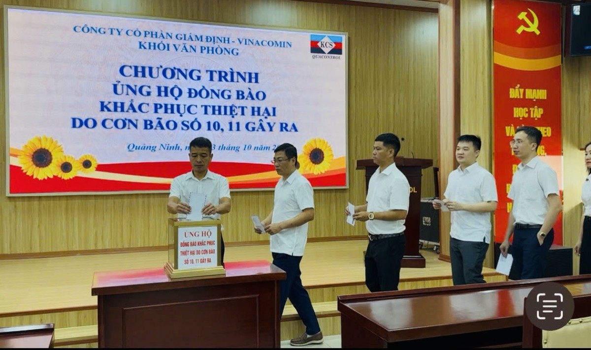 Quacontrol chung tay ủng hộ đồng bào và người lao động bị ảnh hưởng bởi bão lụt