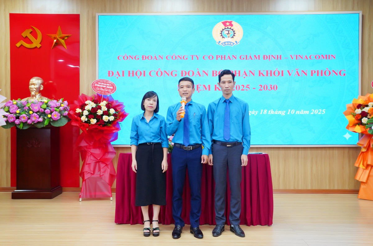 Tổ chức thành công Đại hội điểm Công đoàn bộ phận khối Văn phòng Quacontrol, nhiệm kỳ 2025-2030