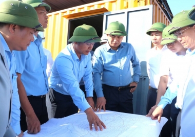 Tổng Giám đốc TKV kiểm tra khai trường sản xuất và làm việc với Than Hà Tu