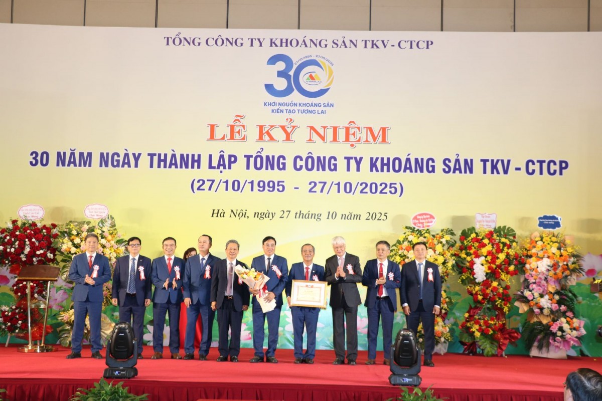 Tổng công ty Khoáng sản - TKV: 30 năm ‘Khơi nguồn khoáng sản, kiến tạo tương lai’ Tổng công ty Khoáng sản - TKV: 30 năm ‘Khơi nguồn khoáng sản, kiến tạo tương lai’