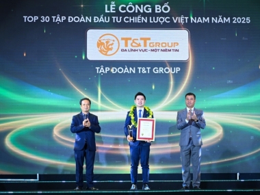 T&T Group được vinh danh Top 30 Tập đoàn đầu tư chiến lược Việt Nam năm 2025