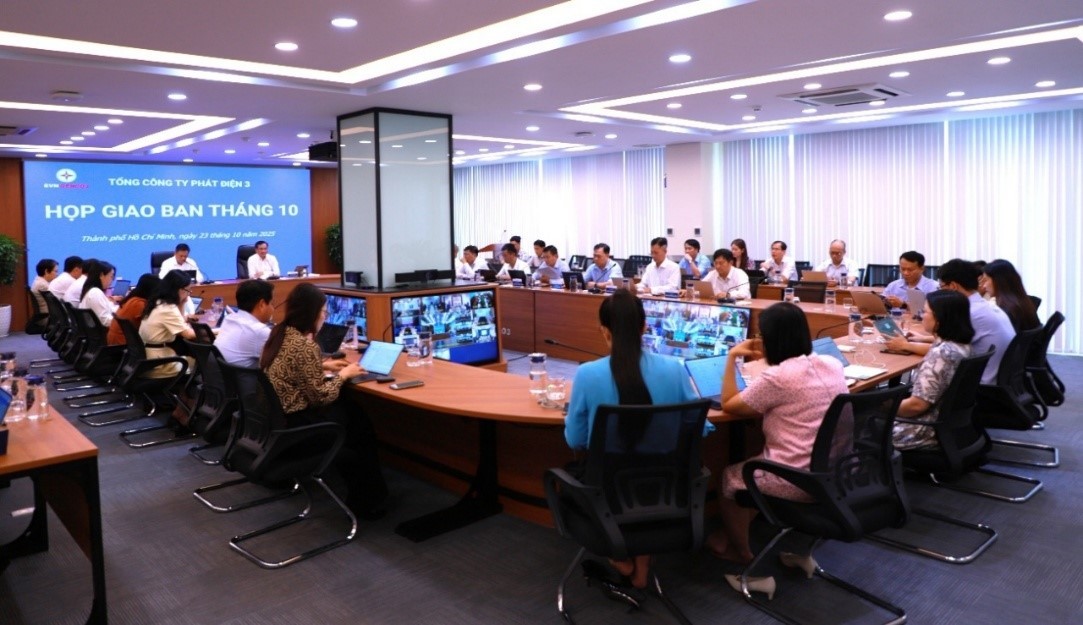 Hoạt động sản xuất của EVNGENCO3 10 tháng và nhiệm vụ 2 tháng cuối năm 2025 Hoạt động sản xuất của EVNGENCO3 10 tháng và nhiệm vụ 2 tháng cuối năm 2025