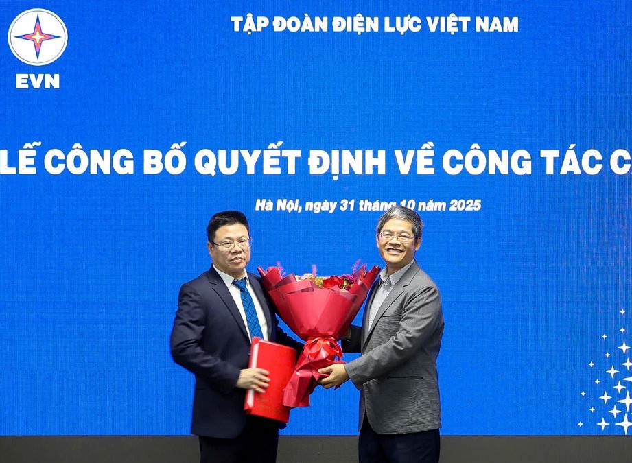 Công bố quyết định bổ nhiệm Giám đốc Ban Quản lý Dự án Điện 2