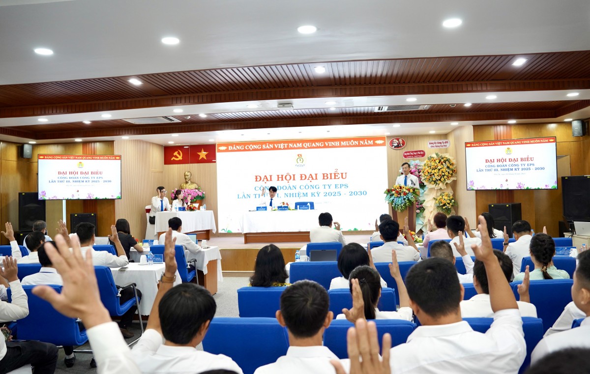 Đại hội Đại biểu Công đoàn EPS lần thứ III (nhiệm kỳ 2025-2030) Đại hội Đại biểu Công đoàn EPS lần thứ III (nhiệm kỳ 2025-2030)