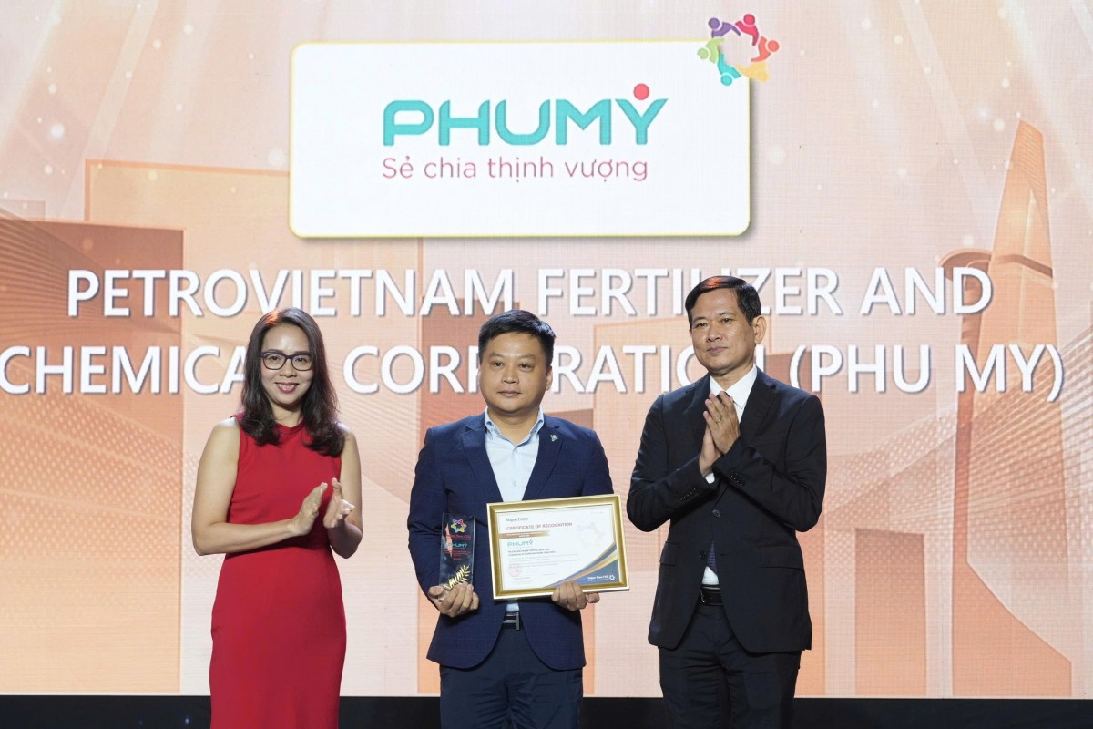 PVFCCo - Phú Mỹ lần thứ 5 liên tiếp được vinh danh ‘Doanh nghiệp vì cộng đồng’