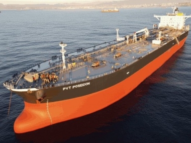 PVTrans tiếp nhận tàu chở dầu thô PVT Poseidon (trọng tải 114.542 DWT)