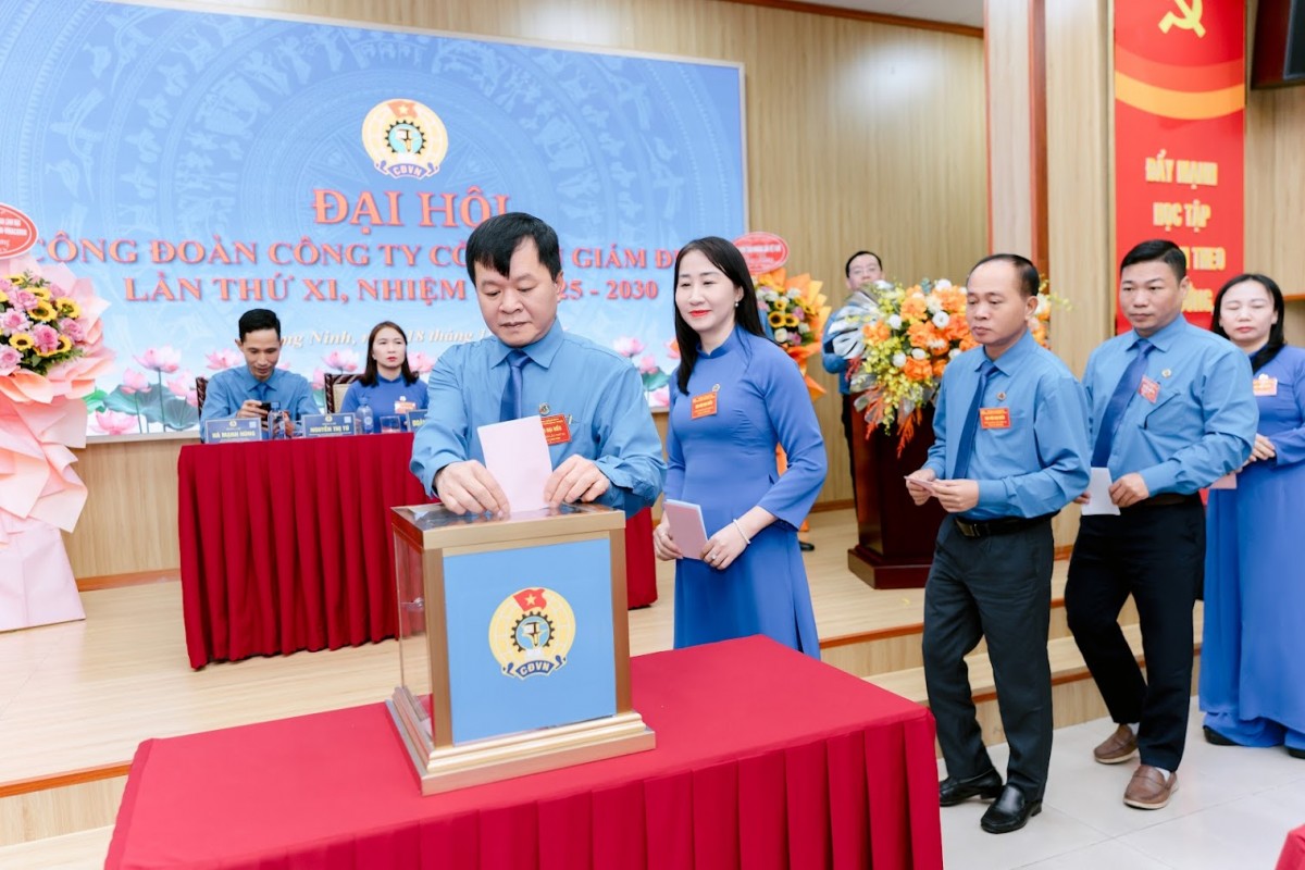 Đại hội Công đoàn Công ty Cổ phần Giám định - Vinacomin lần thứ XI (nhiệm kỳ 2025-2030) Đại hội Công đoàn Công ty Cổ phần Giám định - Vinacomin lần thứ XI (nhiệm kỳ 2025-2030)
