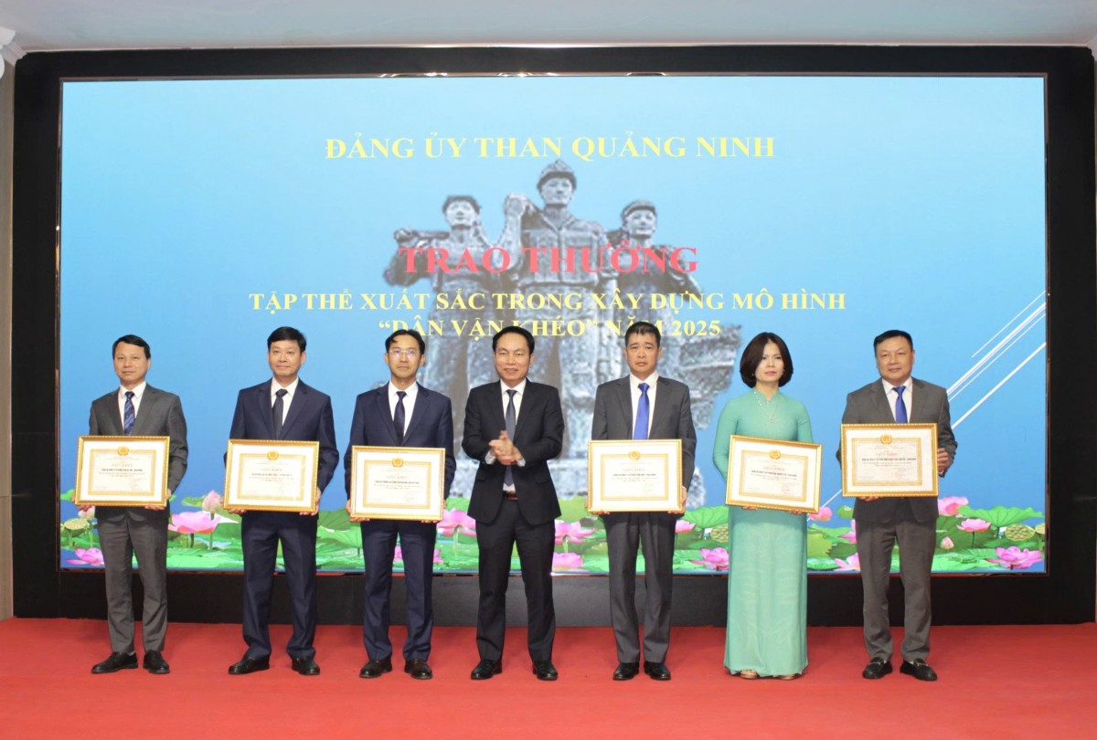 Đảng bộ Quacontrol nhận khen thưởng về công tác tuyên giáo, dân vận năm 2025 của Đảng bộ Than Quảng Ninh