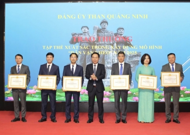 Đảng bộ Quacontrol nhận khen thưởng về công tác tuyên giáo, dân vận năm 2025 của Đảng bộ Than Quảng Ninh