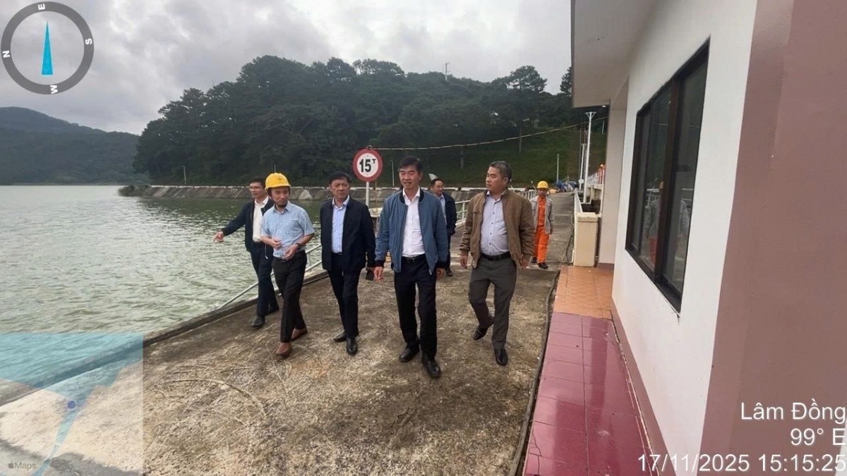 Hồ Đơn Dương xả điều tiết qua tràn đảm bảo an toàn công trình đầu mối và giảm nhẹ thiên tai cho hạ du tỉnh Lâm Đồng