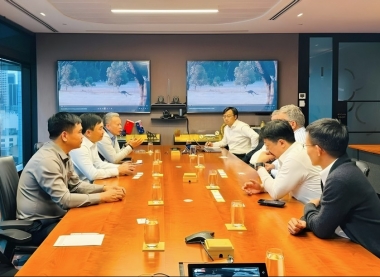 Chủ tịch HĐTV TKV làm việc với các đối tác lớn tại Australia