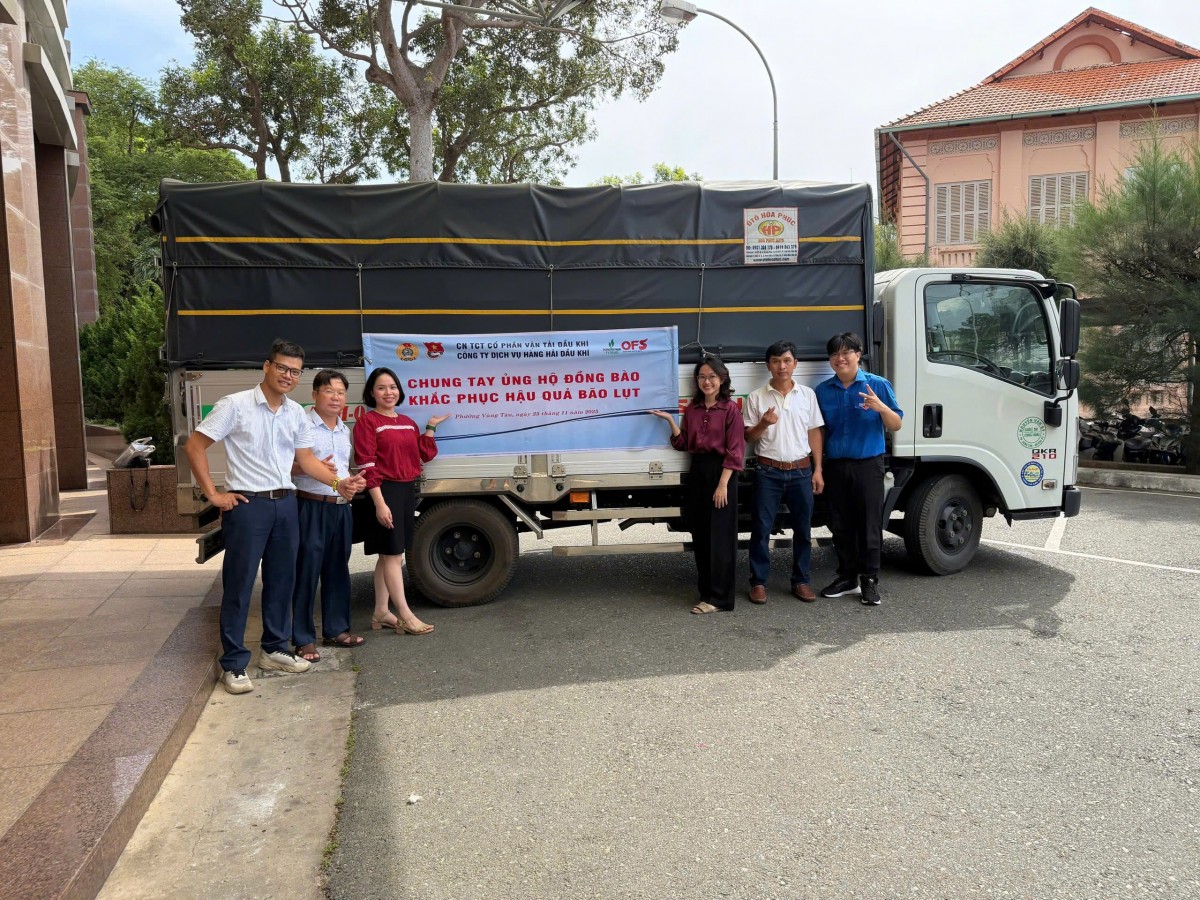 PVTrans quyên góp ủng hộ đồng bào miền Trung, Tây Nguyên bị ảnh hưởng bởi mưa lũ